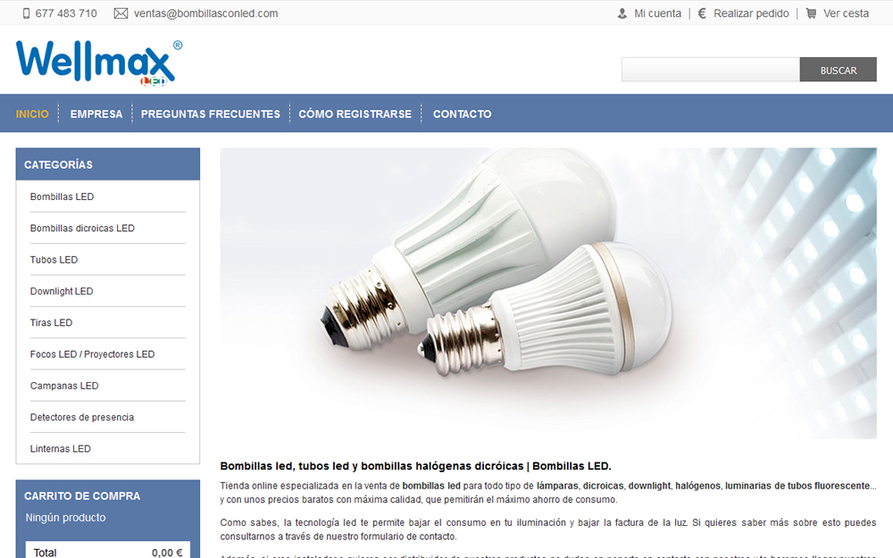 Tienda online - Wellmax