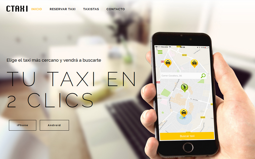 Diseño página web - CTaxi