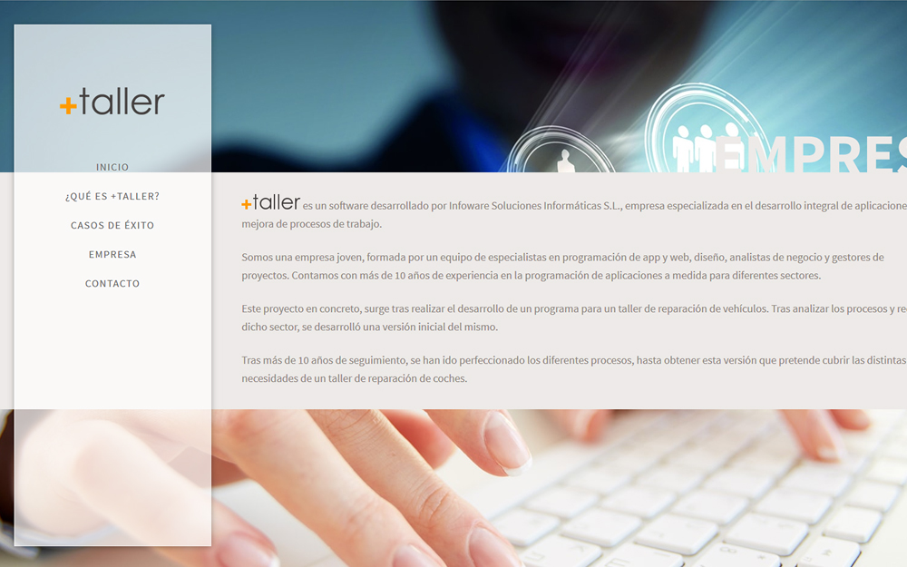 Diseño página web - +Taller