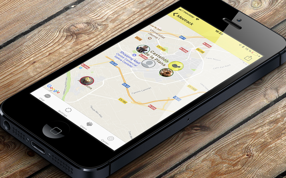 Meetrack - App iPhone