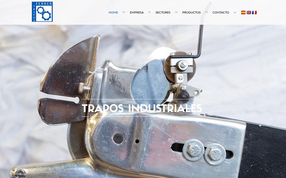 Diseño página web - Trapos Ferrer