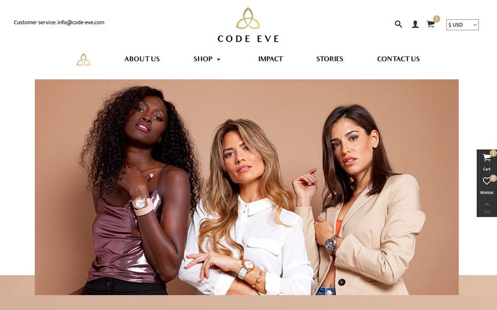 Diseño tienda online - Code Eve