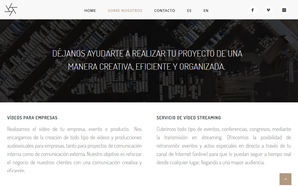 Diseño página web - Micrea